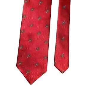 Red MistleToe Phelps Terkel California Tie